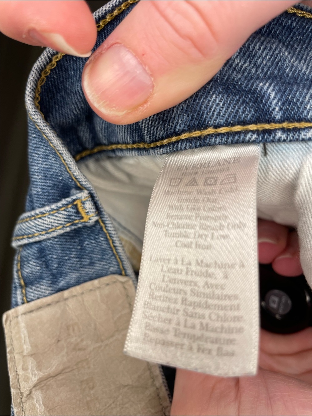 Everlane Classic Blue Straight Original Cheeky Jeans - Picture 7 of 10